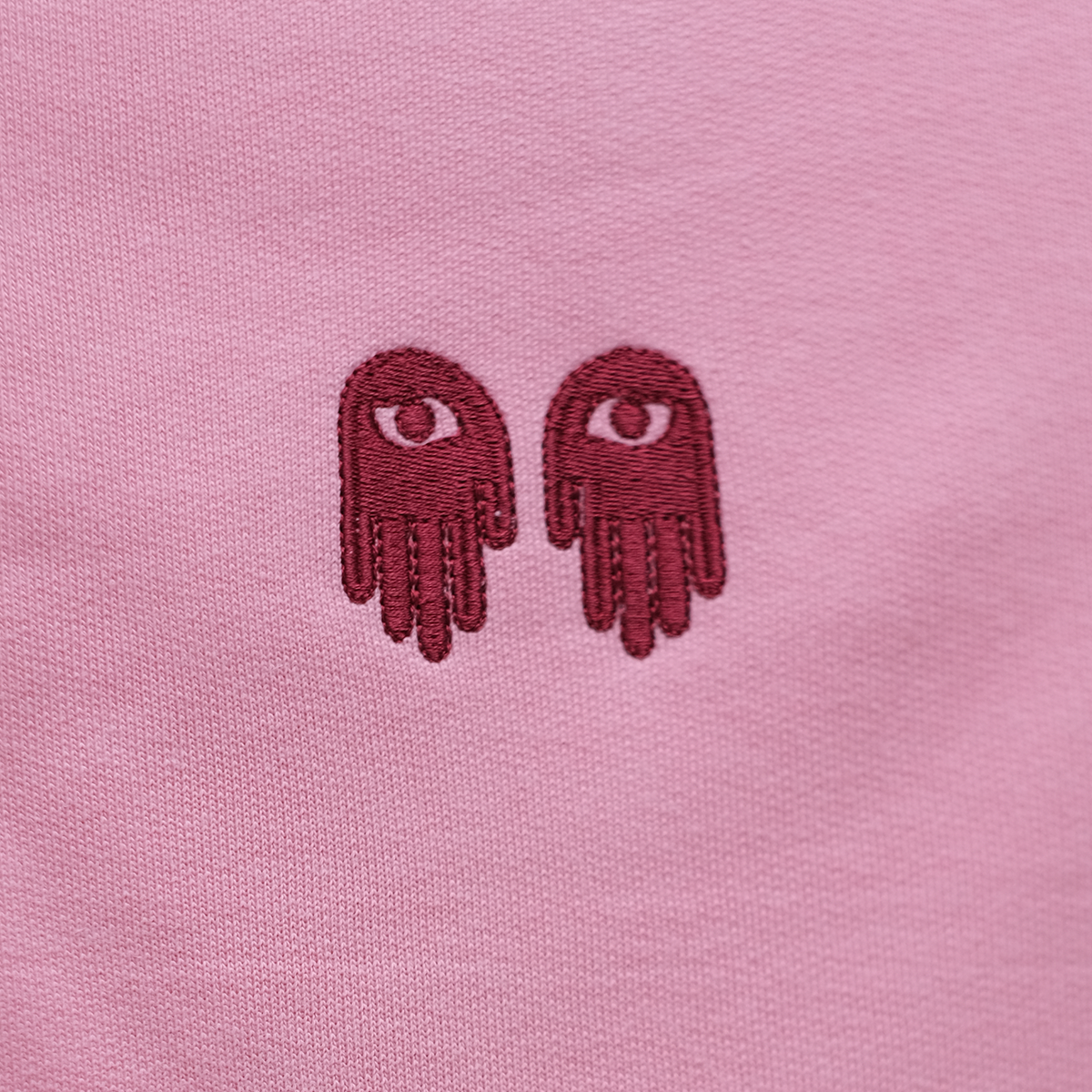 Oppsal hettegenser - rosa/grå