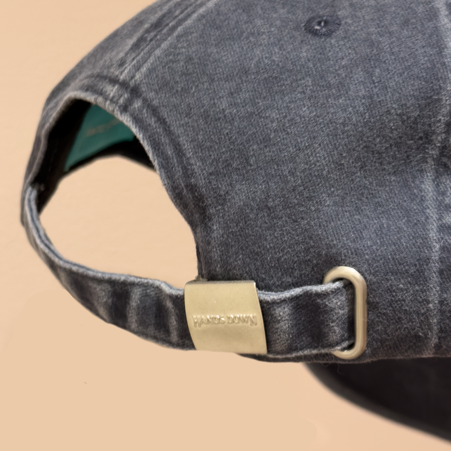 Washed Grønland dadcap - Sort, Blå, Olivengrønn og Burunder rød