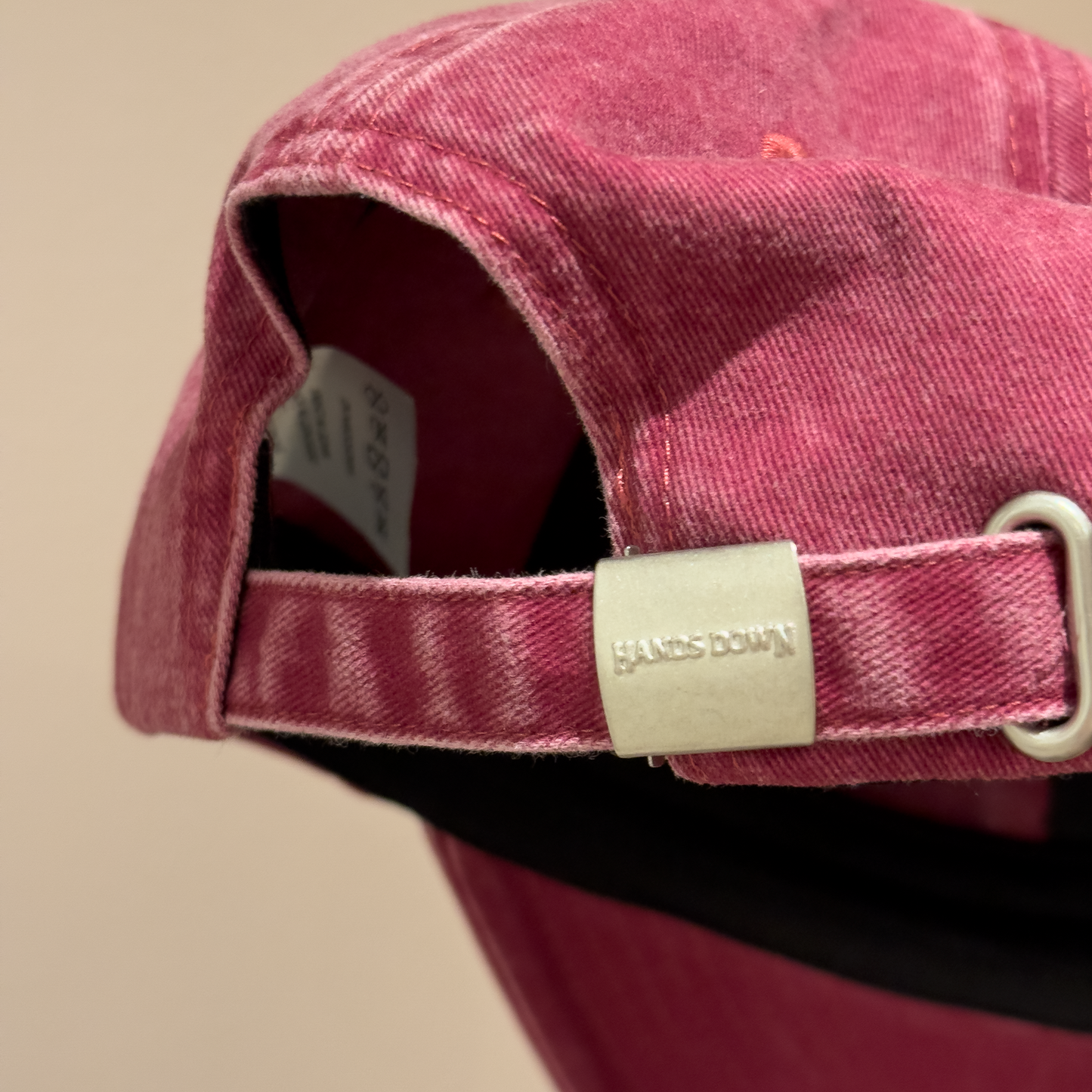 Washed Grønland dadcap - Sort, Blå, Olivengrønn og Burunder rød
